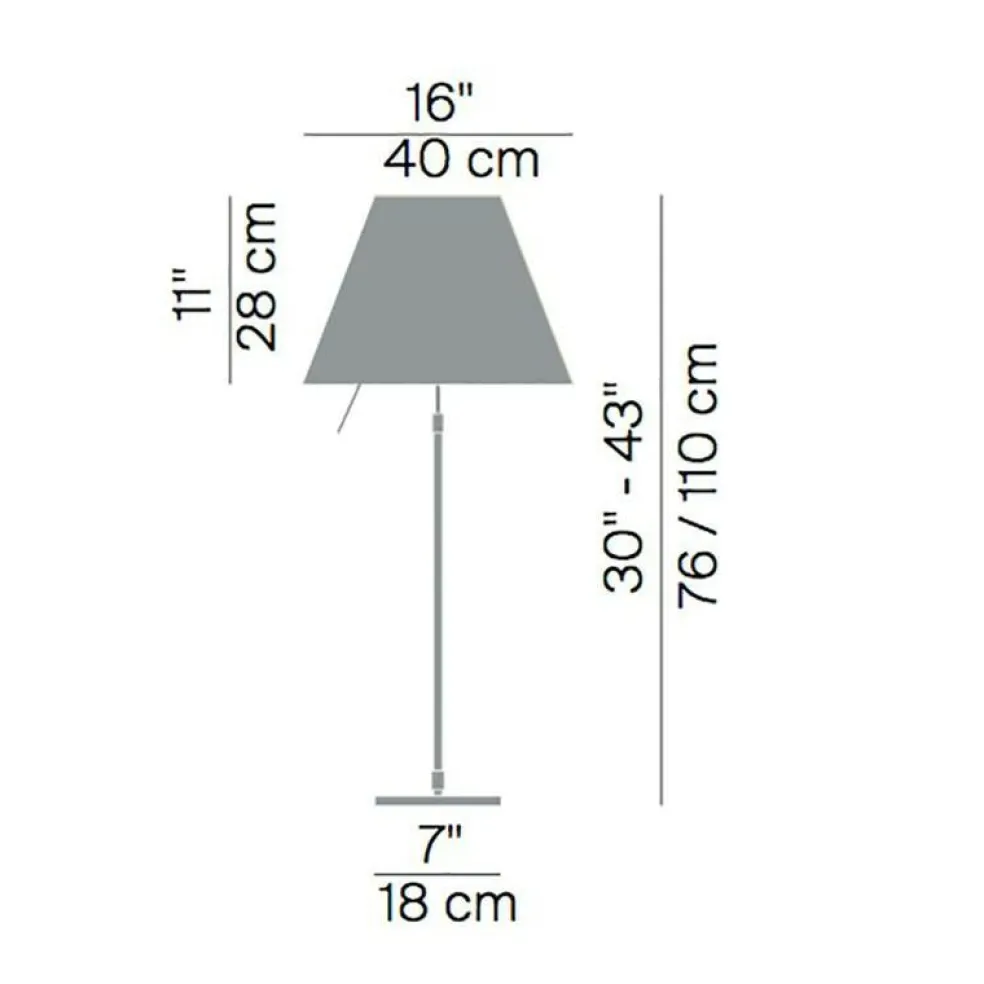 Costanza Tavolo Teleskop/Dimmer