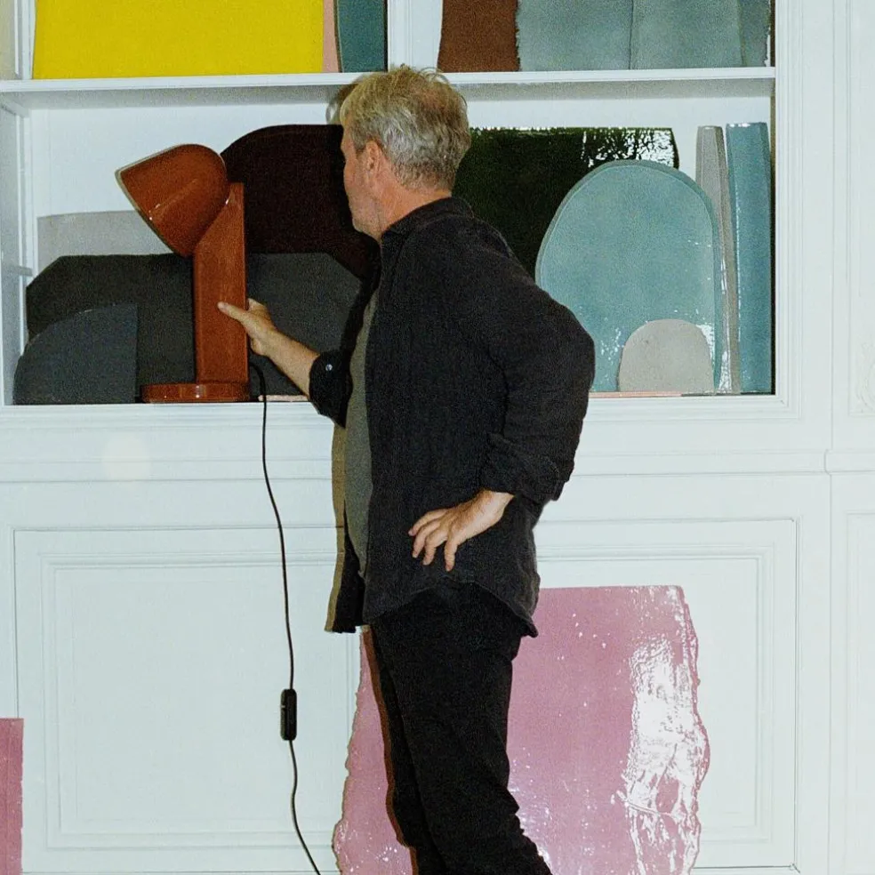 Céramique Down Tischleuchte