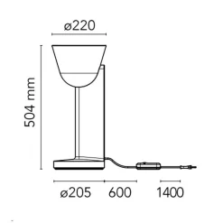 Céramique Up Tischleuchte