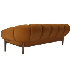 Croissant 3-Sitzer Sofa 230x88cm Leder
