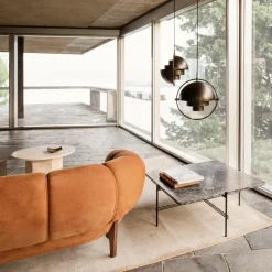 Croissant 3-Sitzer Sofa 230x88cm Leder