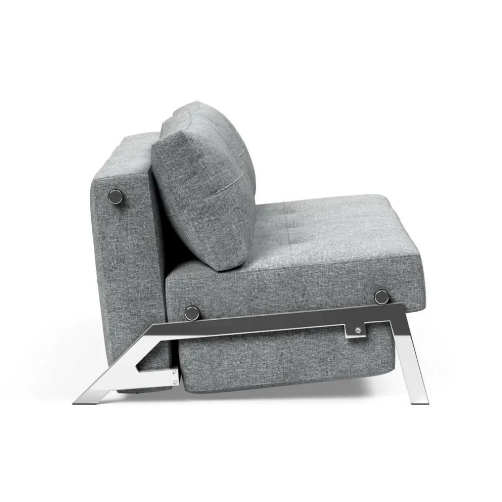 Cubed 160 Schlafsofa Chrom 165x103cm