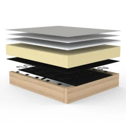 Cubed 140 Schlafsofa Eiche 148x98cm