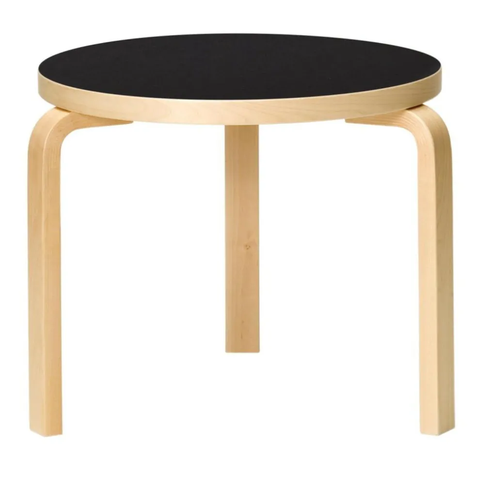 90D Beistelltisch Gestell klar lackiert