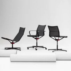 D1 Bürostuhl mit Armlehne & Rollengestell