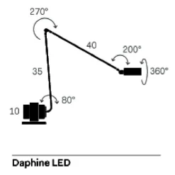Daphine LED Schreibtischleuchte