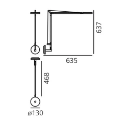 Demetra Parete LED Wandleuchte