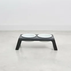 Desco Hundenapfständer mit Porzellannäpfen M