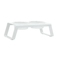 Desco Hundenapfständer mit Porzellannäpfen M