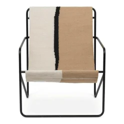 Desert Loungestuhl Gestell schwarz