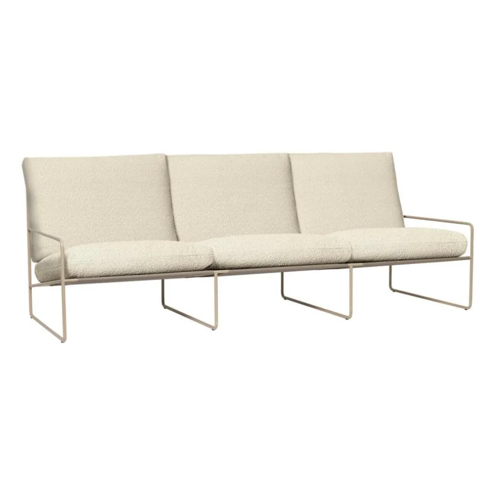 Desert Outdoor 3-Sitzer Sofa Stoff Bouclé