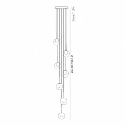 Dew 7 LED Pendelleuchte