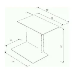 Diana A Beistelltisch