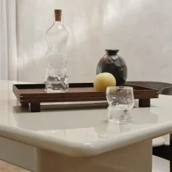 Dimple Karaffe mit Korkdeckel 1,02L