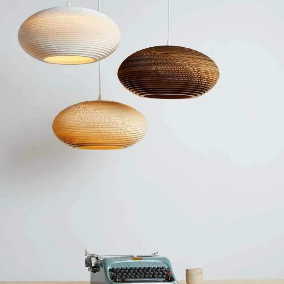 Disc Pendelleuchte blond