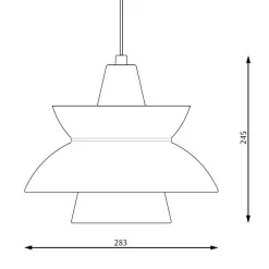 Doo-Wop Pendelleuchte