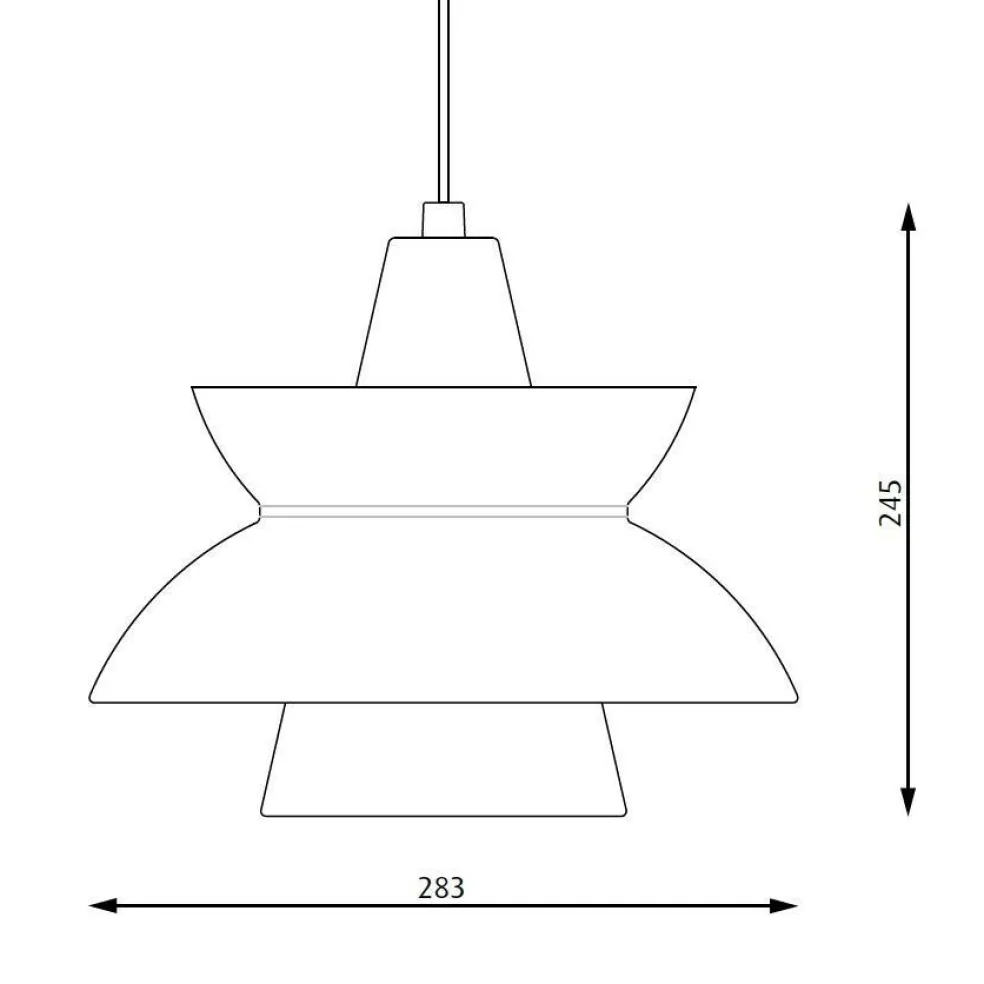 Doo-Wop Pendelleuchte