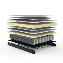 Dublexo Styletto Schlafsofa Holz dunkel 210x91cm