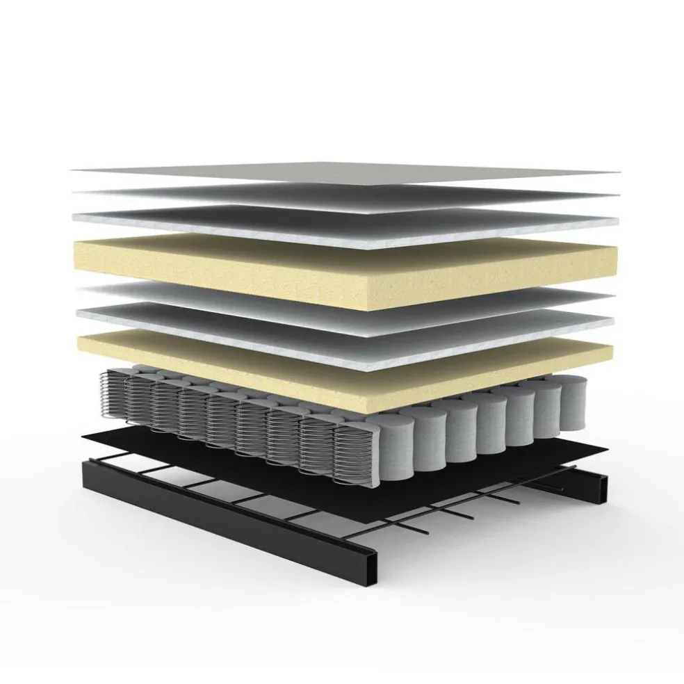 Dublexo Styletto Schlafsofa Holz dunkel 210x91cm