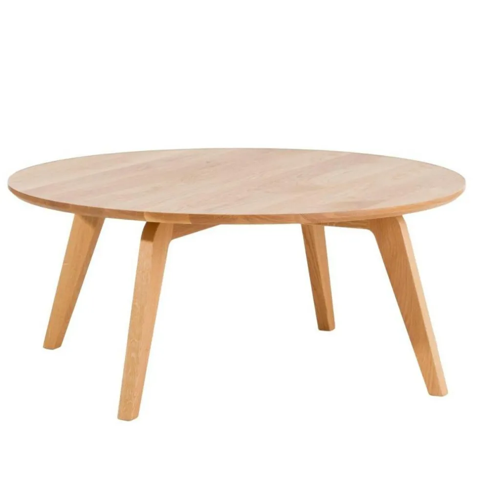 Dweller Massivholz-Beistelltisch Ø90cm