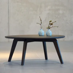 Dweller Massivholz-Beistelltisch Ø90cm