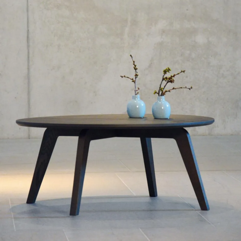 Dweller Massivholz-Beistelltisch Ø90cm