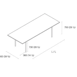 e15 TA14 Anton Esstisch