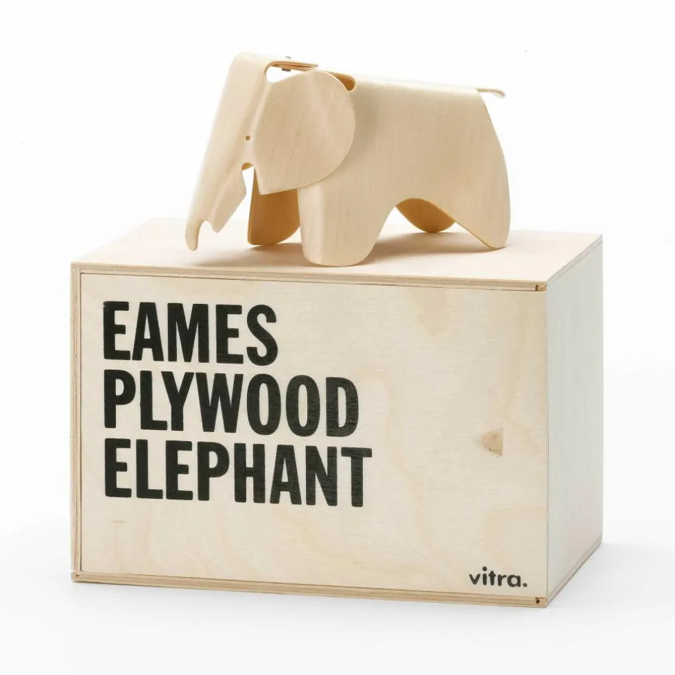 Eames Elephant Miniature aus Holz