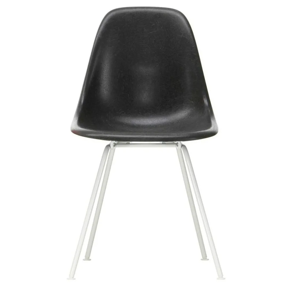Eames Fiberglass Side Chair DSX Gestell weiß