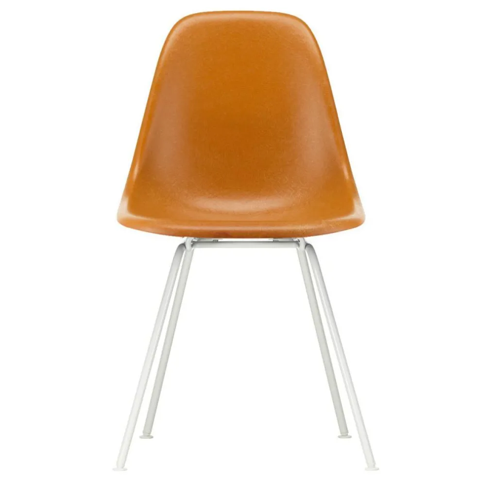 Eames Fiberglass Side Chair DSX Gestell weiß