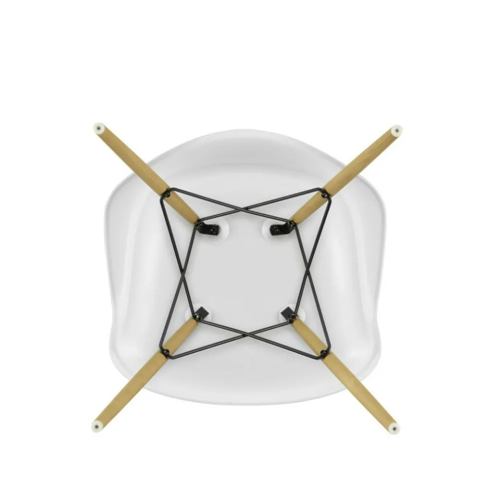 Eames Plastic Armchair DAW RE Gestell Esche