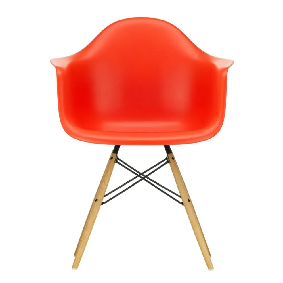 Eames Plastic Armchair DAW RE Gestell Esche