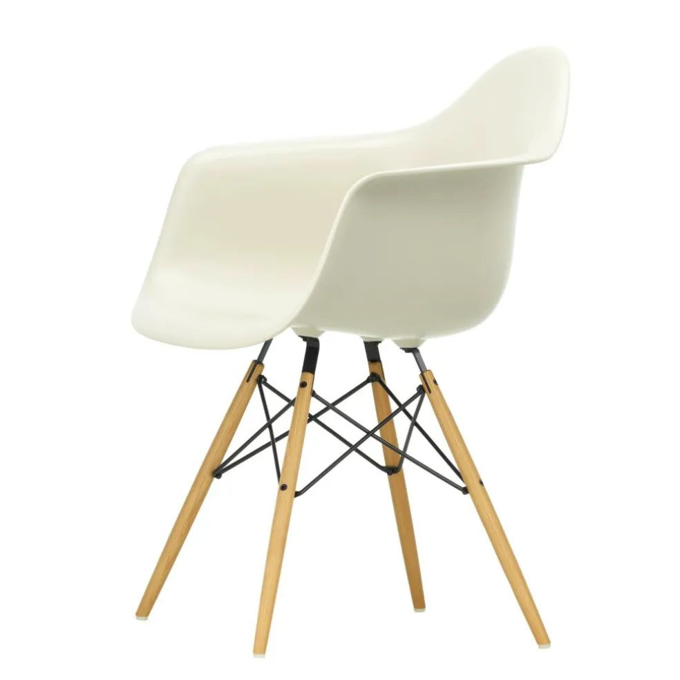 Eames Plastic Armchair DAW RE Gestell Esche