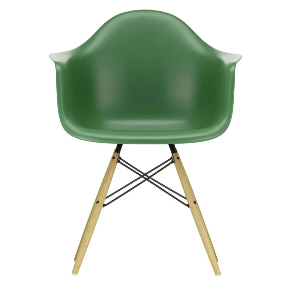 Eames Plastic Armchair DAW RE Gestell Esche