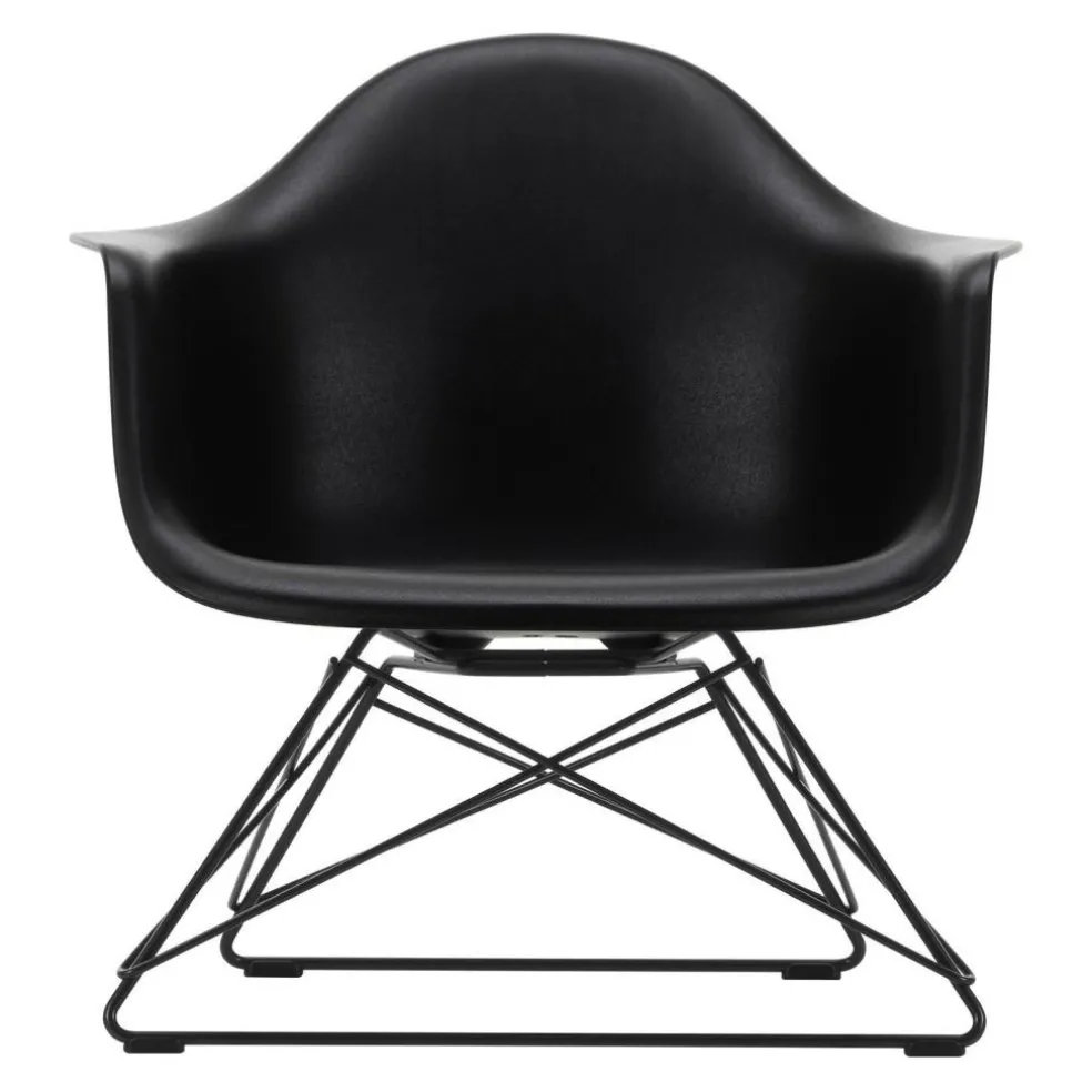 Eames Plastic Armchair LAR RE Gestell schwarz