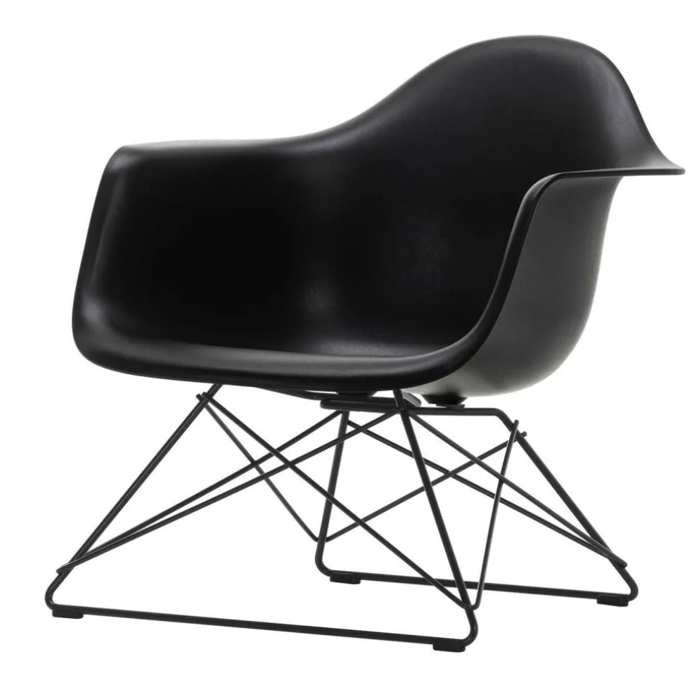 Eames Plastic Armchair LAR RE Gestell schwarz