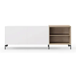 Edit Q Sideboard 181,3x48x63cm mit 2 offenen Fächern rechts