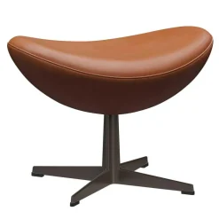 Egg/Das Ei™ Fußhocker Leder Gestell Braun Bronze