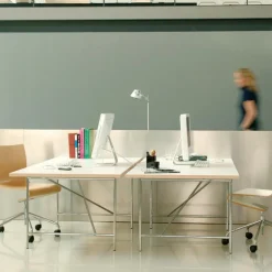 Eiermann 2 Tisch 160x80x66cm Gestell exzentrisch 135x78cm