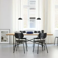 Eiermann Stuhl SE 68 Gestell Schwarz