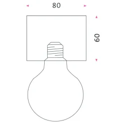 Eintopf Deckenleuchte/Wandleuchte