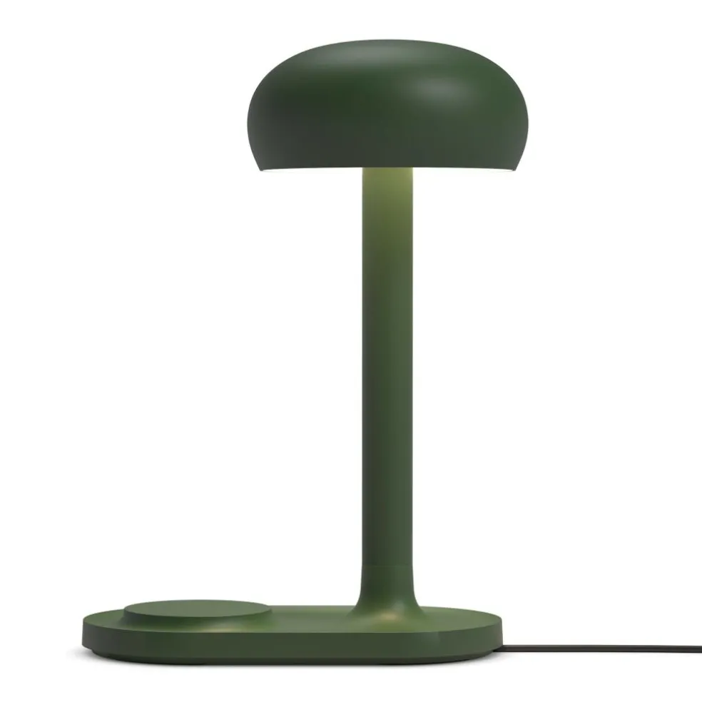 Emendo LED Tischleuchte mit kabellosem Qi-Ladegerät