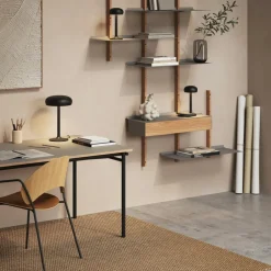 Emendo LED Tischleuchte mit kabellosem Qi-Ladegerät