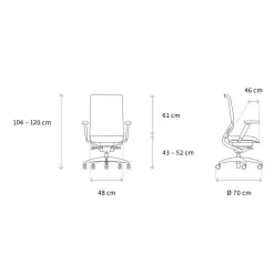 ErgoMedic 100-4 Bürostuhl