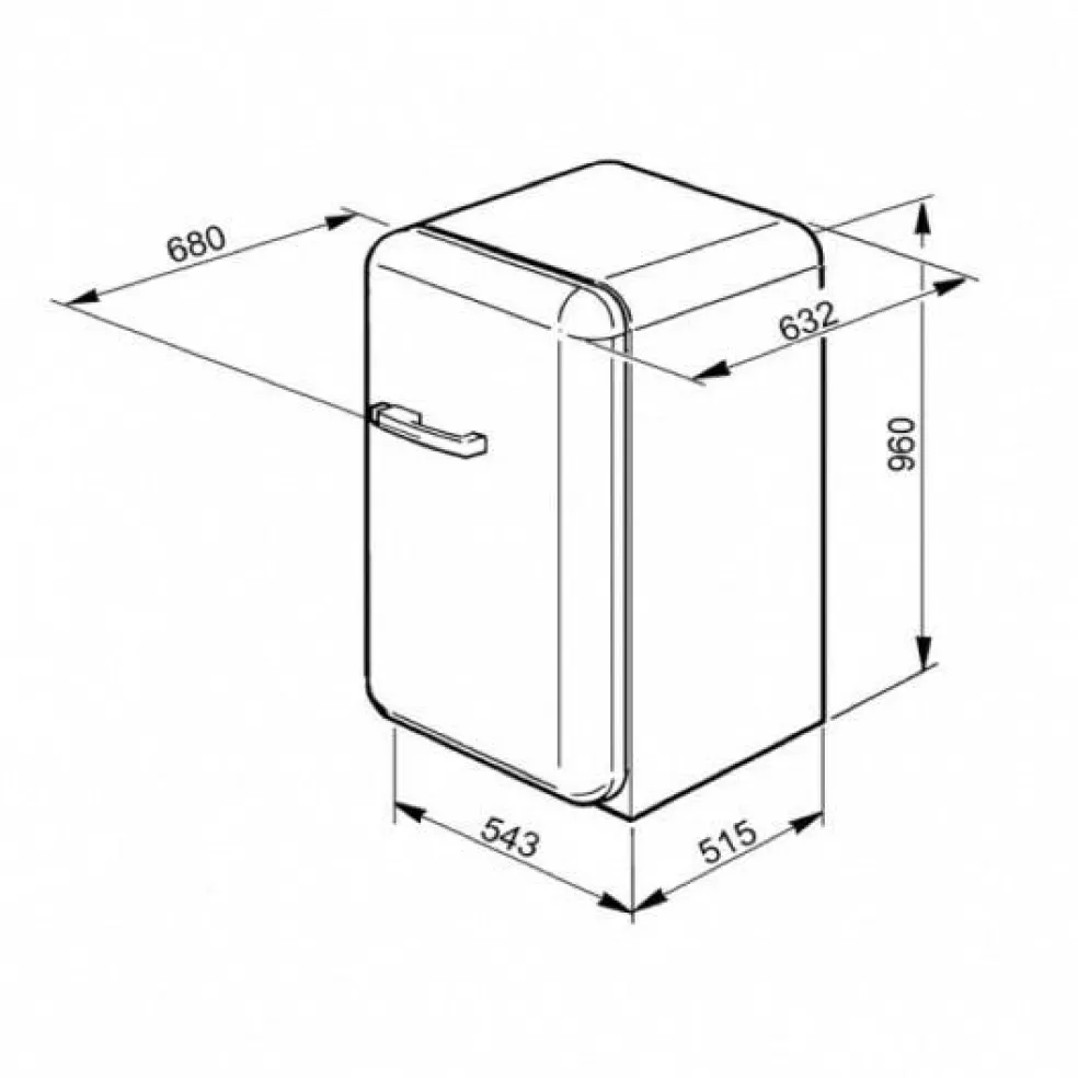 FAB10H Happy Homebar Standkühlschrank