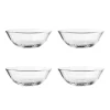 Facetten Glasschüssel 4er Set 0.5L
