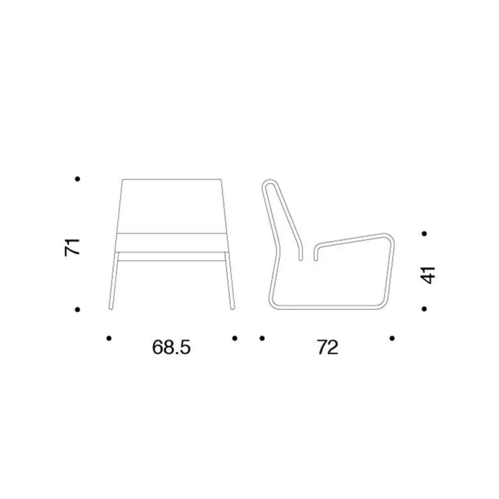 Farallon Lounge Stuhl