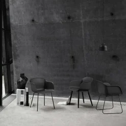 Fiber Chair Armlehnstuhl mit Kufengestell