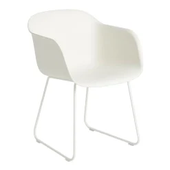 Fiber Chair Armlehnstuhl mit Kufengestell