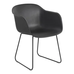 Fiber Chair Armlehnstuhl mit Kufengestell